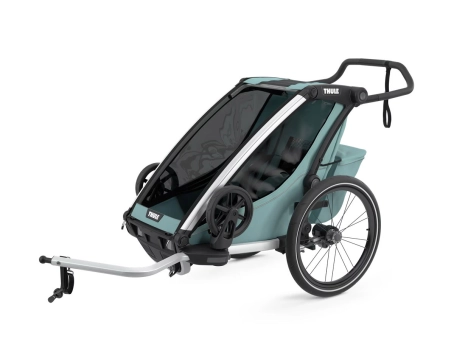 Remorque pour enfant 1 place CHARIOT CROSS Vert Alaska
