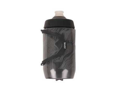 Kit Bidon et Porte-bidon SENSE PRO 50 500ml & PULSE Z2 Noir Fumé/Gris