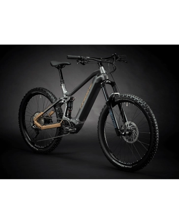 VTT électrique tout suspendu Unisexe ALLTRAIL 5 29 Gris/Caramel