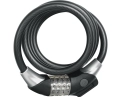 Antivol à câble RAYDO PRO 1450/185 + SUPPORT TEX KF Noir - Image 1/2