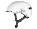 Casque loisir/urbain Unisexe HUD-Y Blanc Fleurs - Image 1/4