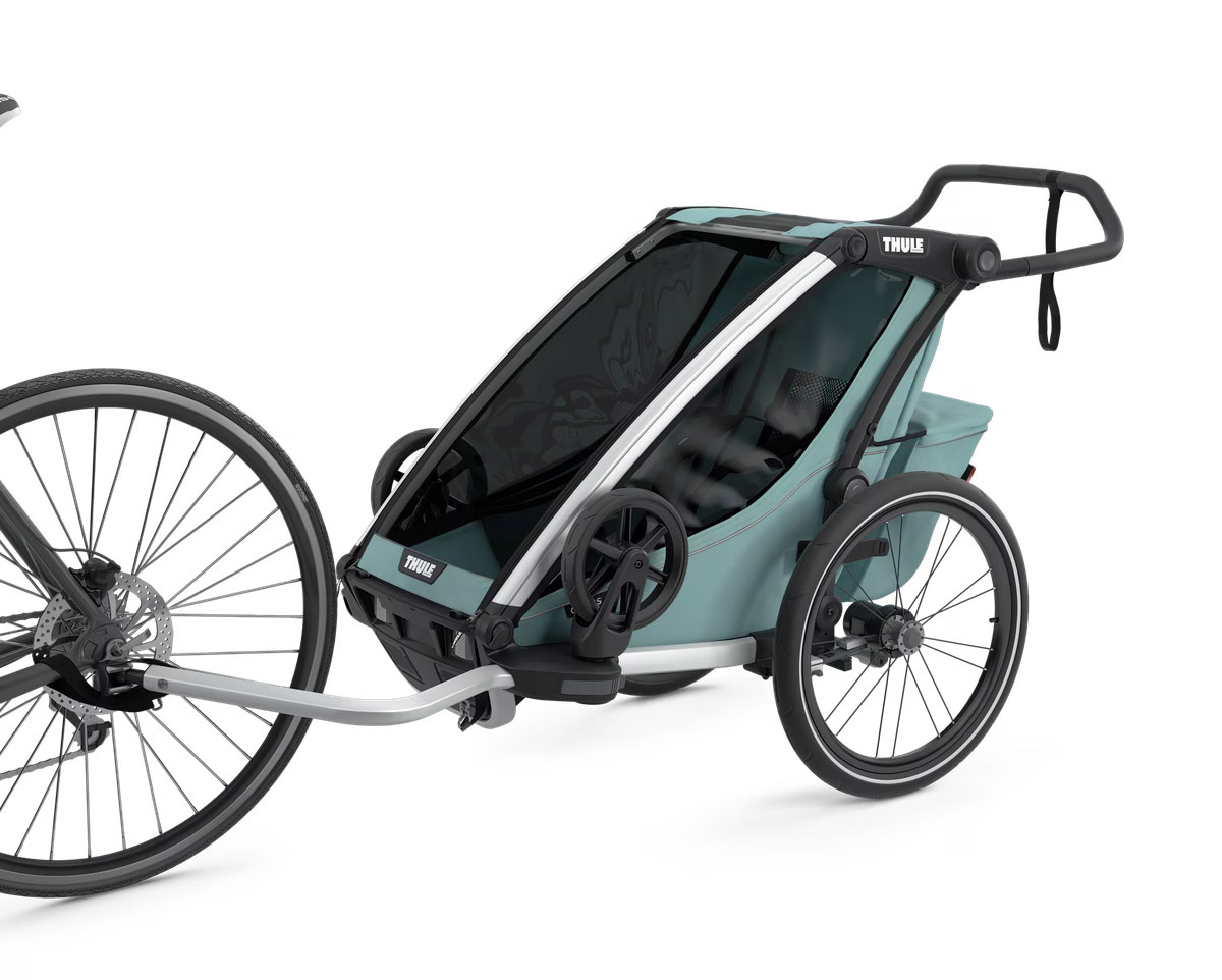 Remorque pour enfant 1 place CHARIOT CROSS Vert Alaska