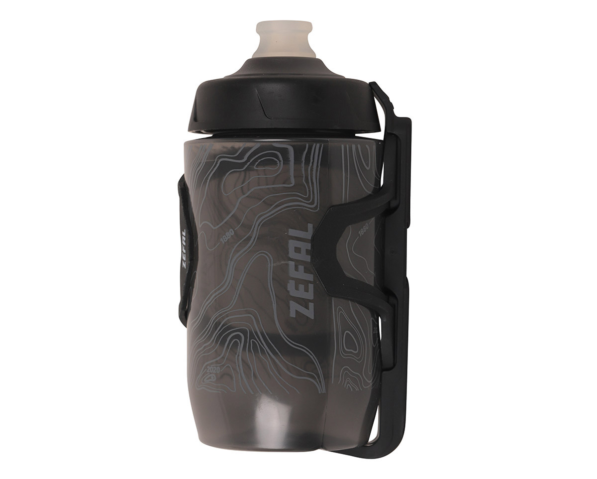 Kit Bidon et Porte-bidon SENSE PRO 50 500ml & PULSE Z2 Noir Fumé/Gris