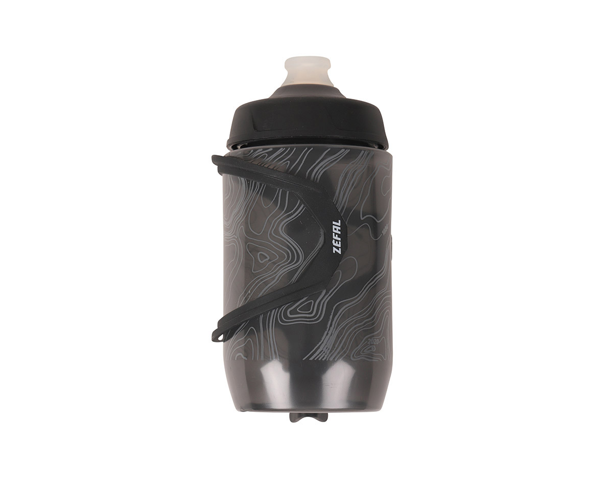 Kit Bidon et Porte-bidon SENSE PRO 50 500ml & PULSE Z2 Noir Fumé/Gris