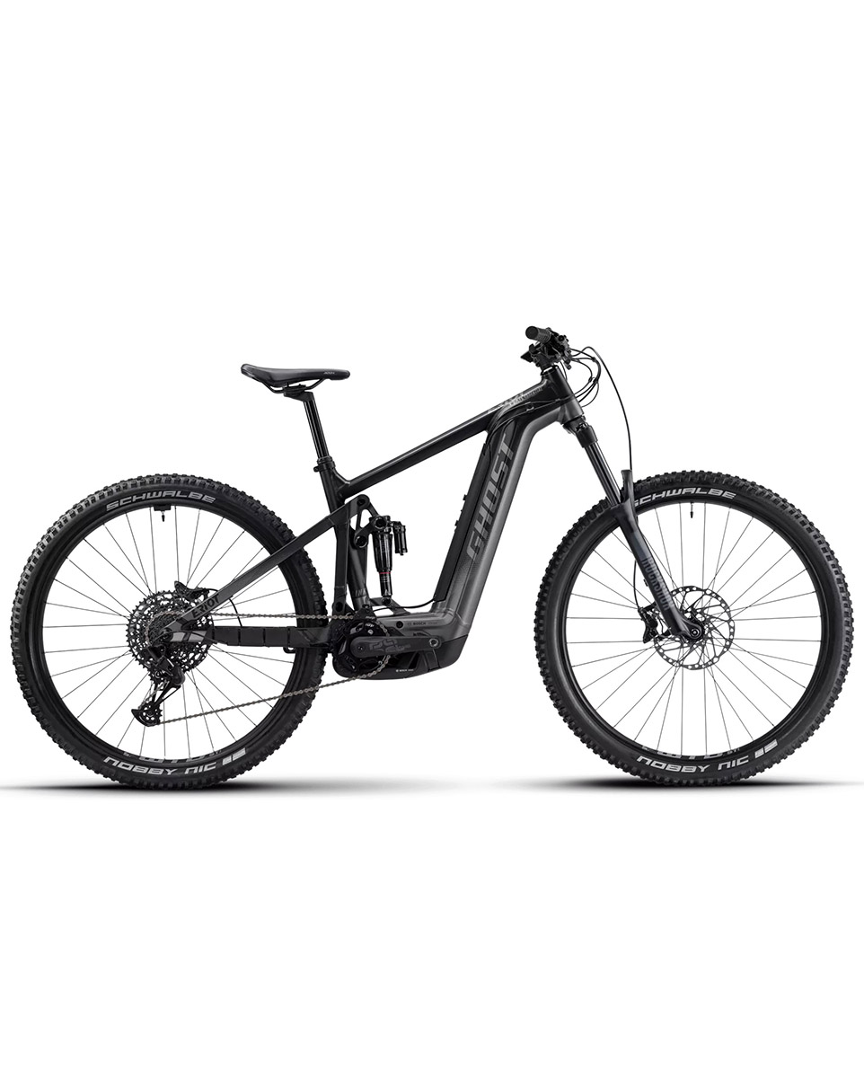 VTT électrique tout suspendu Unisexe E-RIOT TRAIL ESSENTIAL Noir/Gris