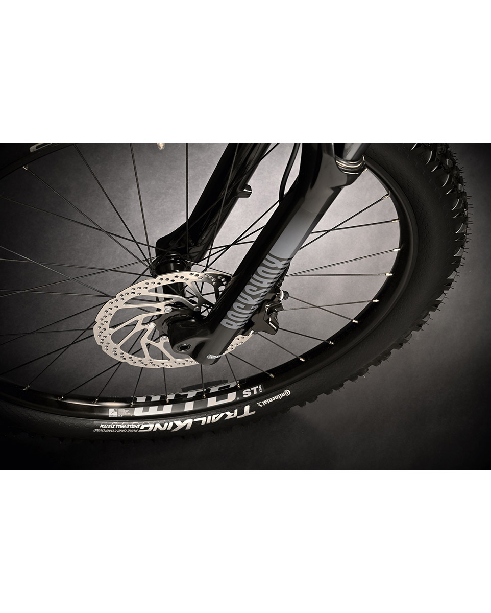 VTT électrique tout suspendu Unisexe ALLTRAIL 5 29 Gris/Caramel