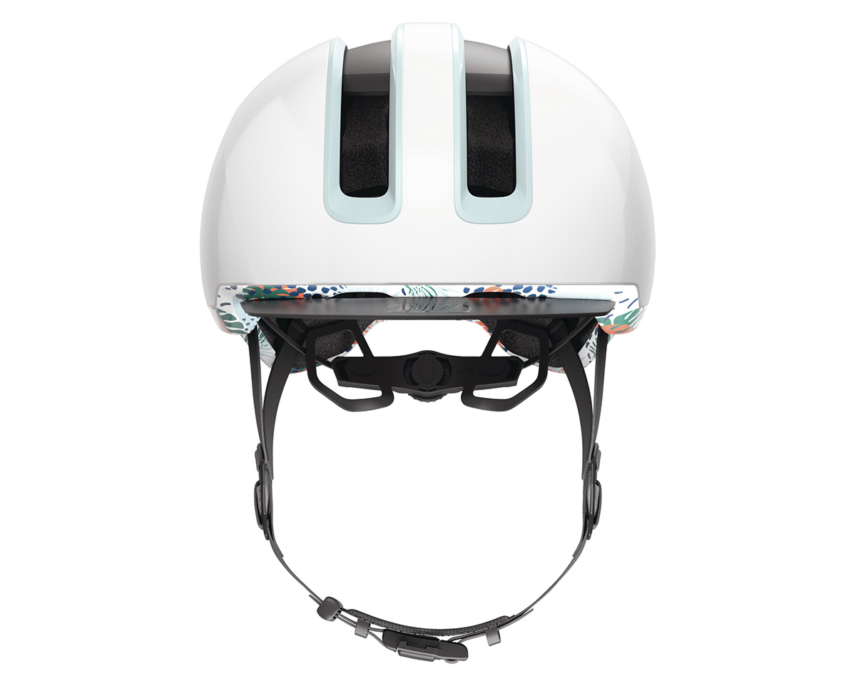Casque loisir/urbain Unisexe HUD-Y Blanc Fleurs