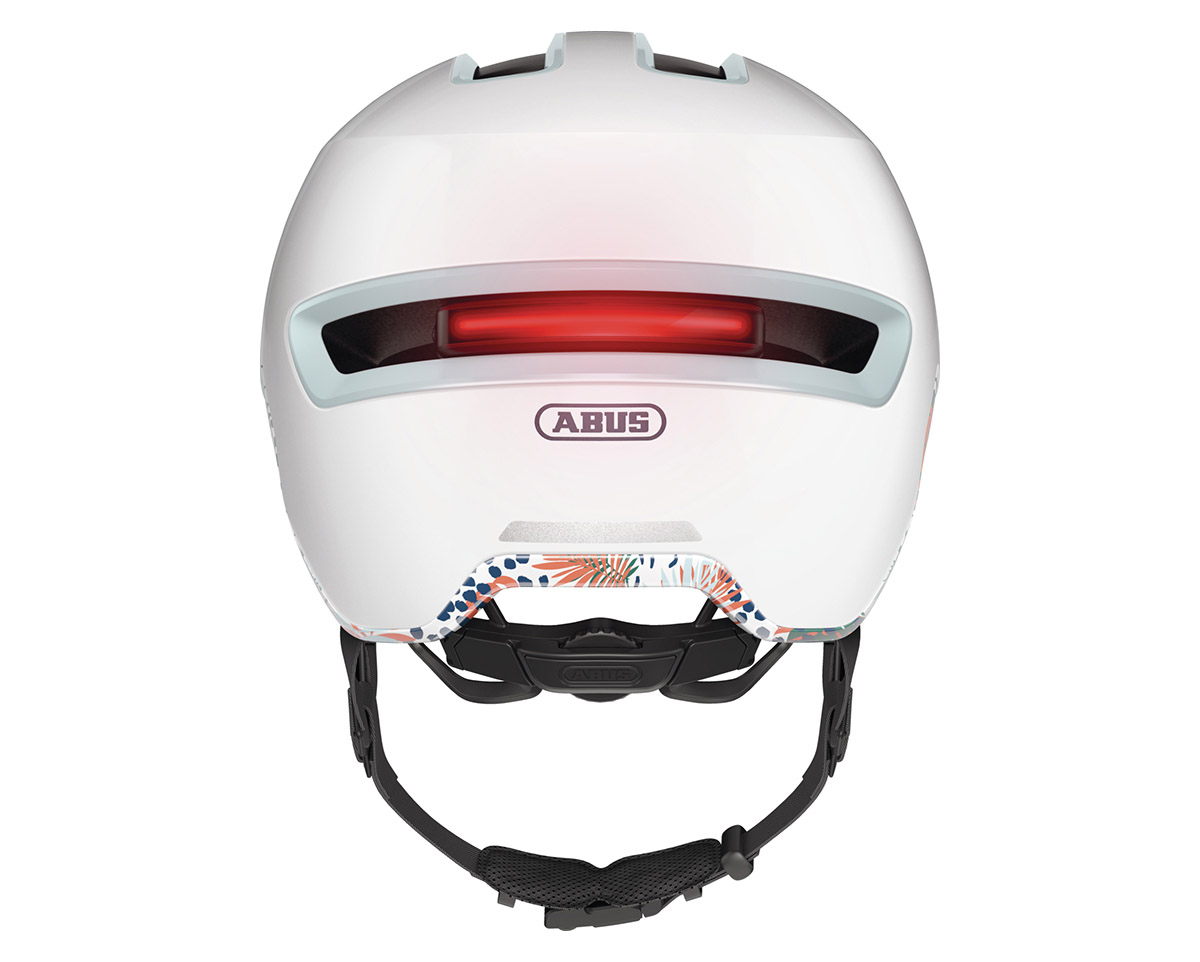 Casque loisir/urbain Unisexe HUD-Y Blanc Fleurs