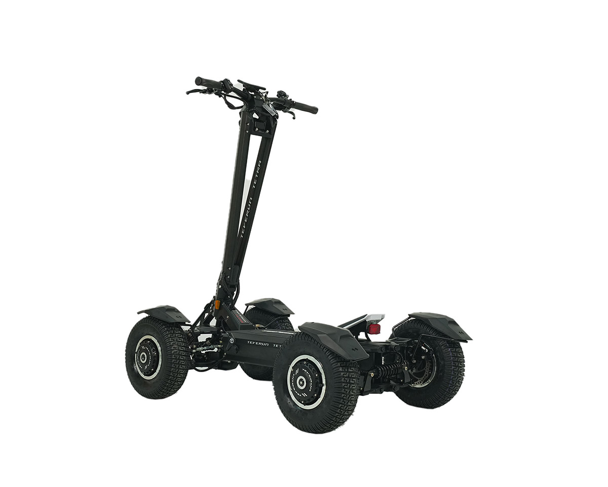 Trottinette électrique Unisexe TETRA 4 MOTEURS Noir